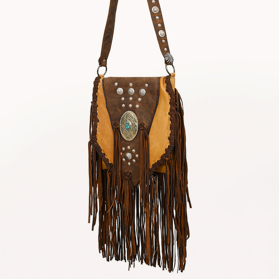 American Darling Messenger Genuine Leather Women Bag Western Handbag Purse | for Cute - Uhorse