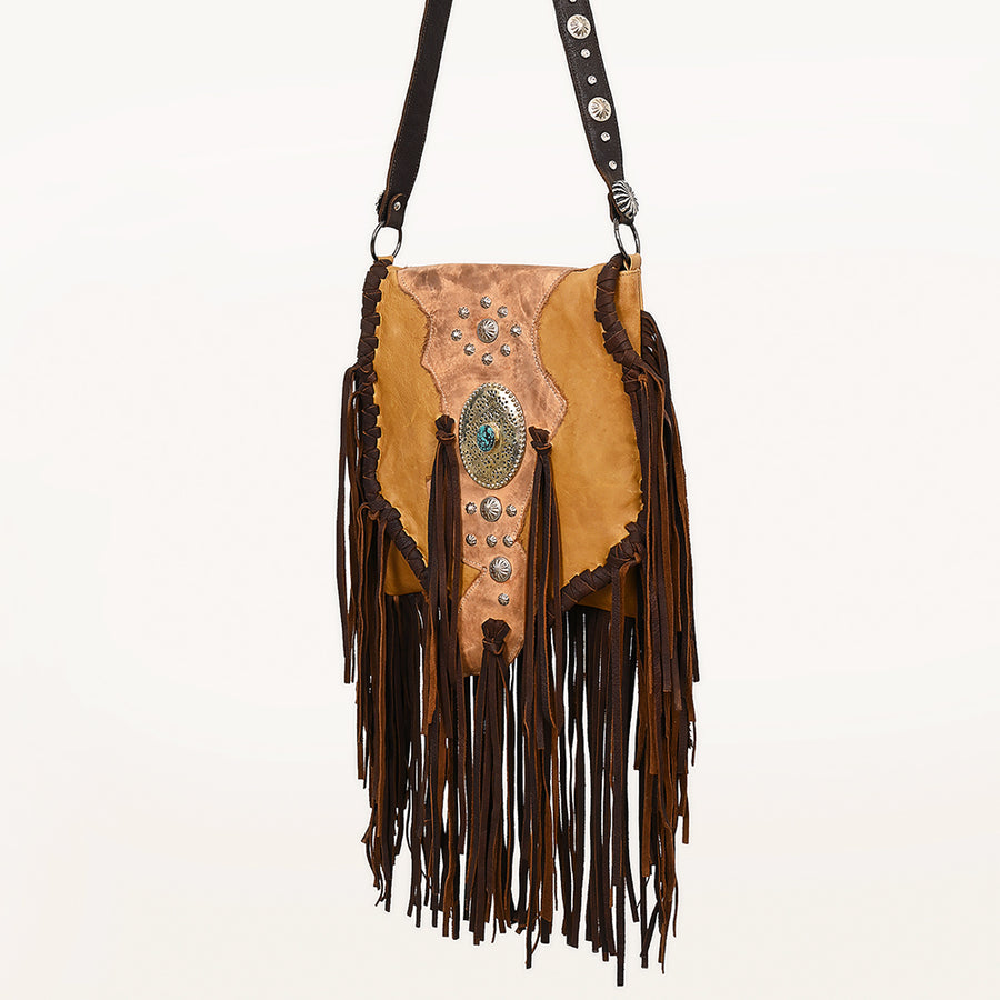 American Darling Messenger Genuine Leather Women Bag Western Handbag Purse | for Cute - Uhorse