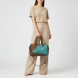 American Darling Duffel Crocodile Embossed Genuine Leather Women Bag Western Handbag Purse | Travel Bags College Casual