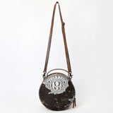 American Darling Canteen Crocodile Embossed Genuine Leather Women Bag Western Handbag Purse