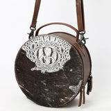 American Darling Canteen Crocodile Embossed Genuine Leather Women Bag Western Handbag Purse