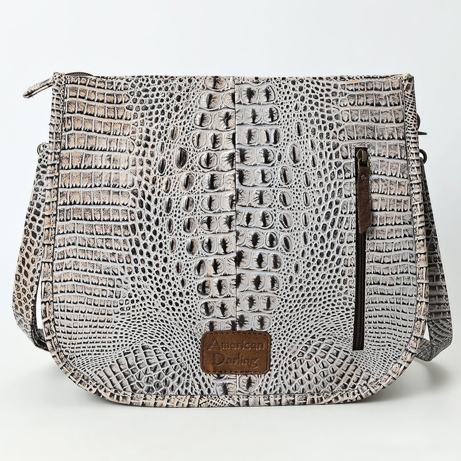 American Darling Large Crossbody Hand Tooled Genuine Leather Women Bag Western Handbag Purse | for Cute