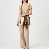 American Darling Messenger Hair-On Genuine Leather Women Bag Western Handbag Purse