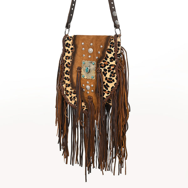 American Darling Messenger Hair On Genuine Leather Women Bag Western Handbag Purse | for Cute - Uhorse