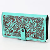 American Darling Clutch Beautifully Hand Tooled Genuine Leather women bag western handbag purse