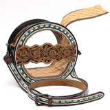 American Darling Canteen Beautifully Hand Tooled Genuine Leather Women's Bag Western Handbag Purse | for Women