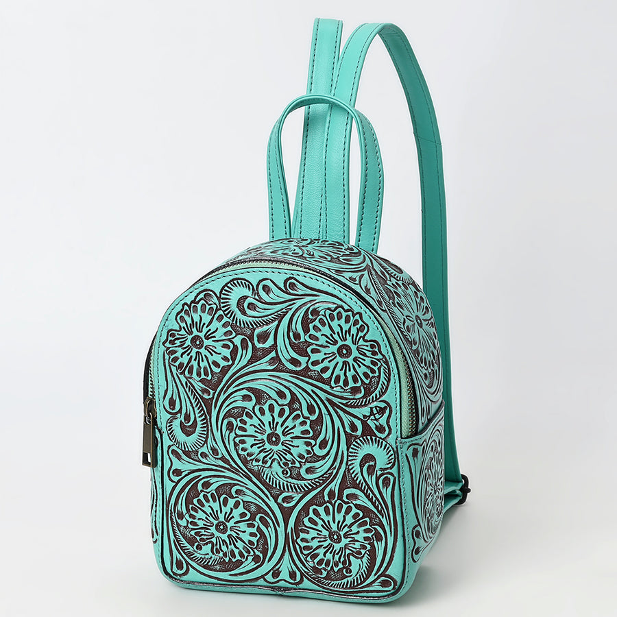 American Darling Backpack Hand Tooled Genuine Leather Women's Bag Western Handbag Purse - Uhorse