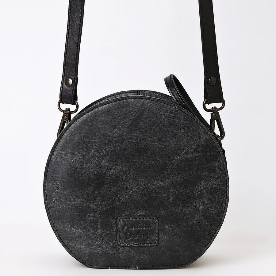 American Darling Canteen Hand Tooled Hair On Genuine Leather Women's Bag Western Handbag Purse | for Women