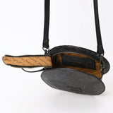 American Darling Canteen Hand Tooled Hair On Genuine Leather Women's Bag Western Handbag Purse | for Women