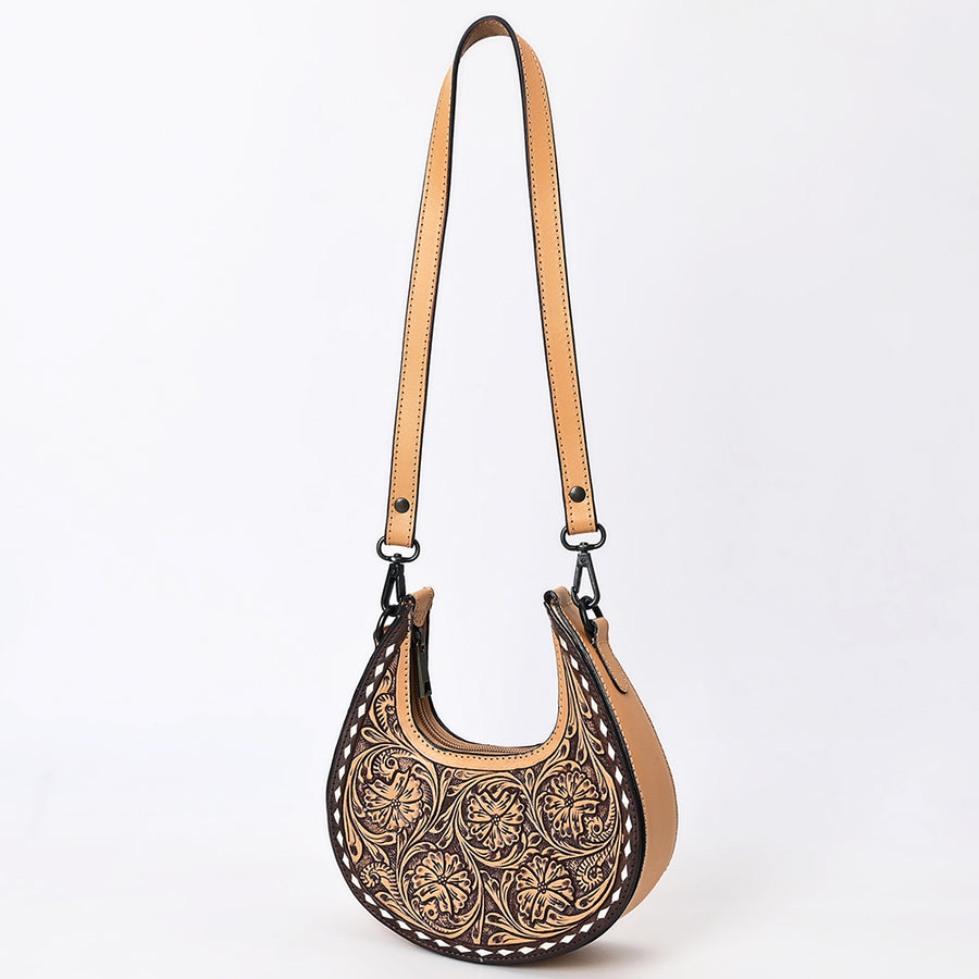 American Darling Wallet Beautifully Hand Tooled Genuine Leather Women Bag Western Handbag Purse | Crossbody Bags