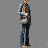 American Darling Wallet Beautifully Hand Tooled Genuine Leather Women Bag Western Handbag Purse | Crossbody Bags