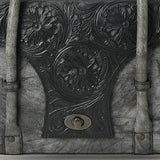 American Darling Briefcase Hand Tooled Genuine Leather Women's Bag Western Handbag Purse