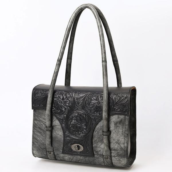 American Darling Tote Hand Tooled Genuine Leather Women's Bag W. by Hilason – Cowboy and equestrian accessories