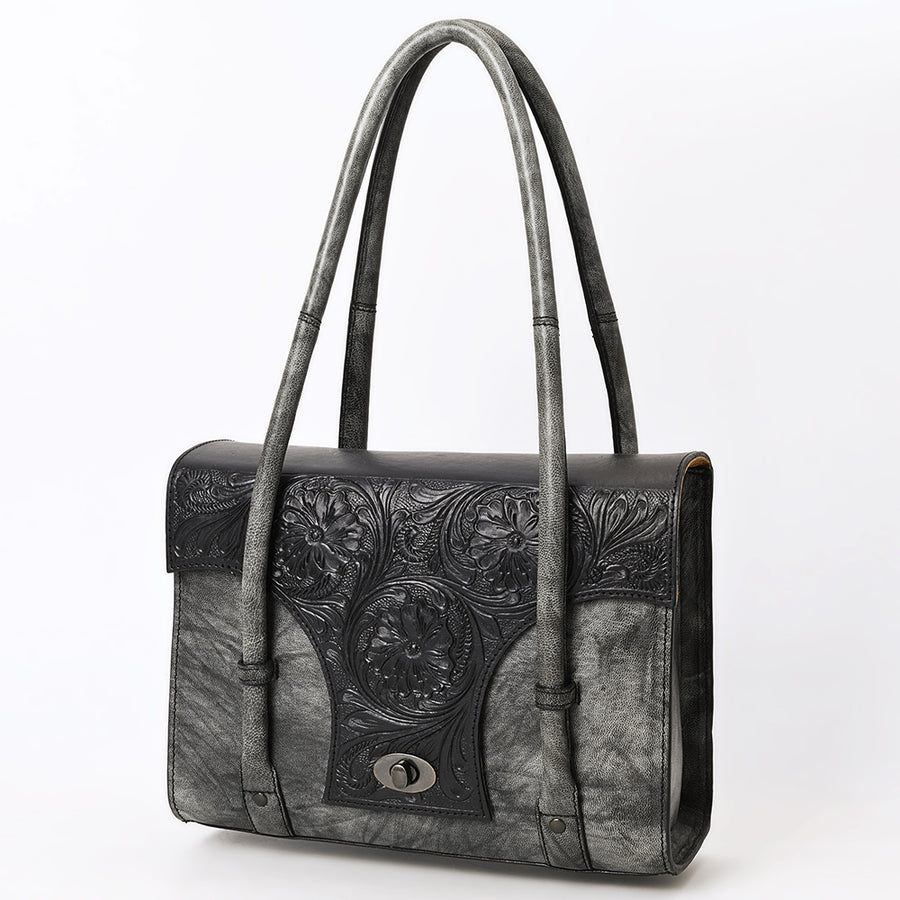 American Darling Tote Hand Tooled Genuine Leather Women's Bag Western Handbag Purse - Uhorse