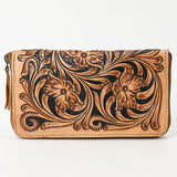 American Darling Wristlet Beautifully Hand Tooled Genuine Leather women bag western handbag purse