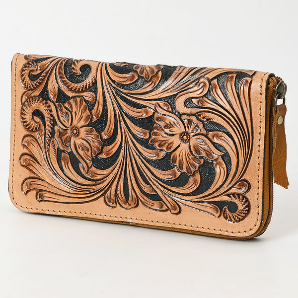 American Darling Wristlet Beautifully Hand Tooled Genuine Leather by Hilason – Cowboy and equestrian accessories