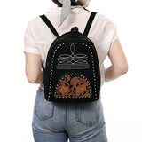 American Darling Backpack Hand Tooled Genuine Leather Women Bag Western Handbag Purse