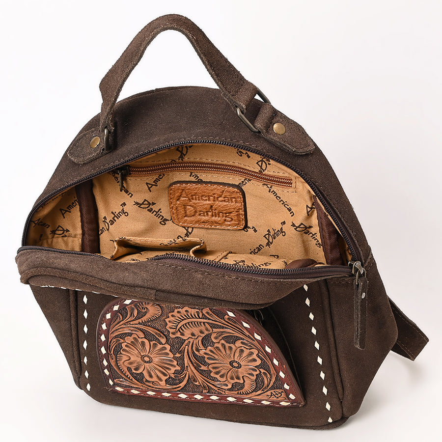 American Darling Backpack Hand Tooled Genuine Leather Women's Bag Western Handbag Purse | for Women Cute