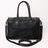 American Darling Adbg1562C Duffel Crocodile Embossed Genuine Leather Women Bag Western Handbag Purse