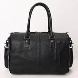 American Darling Adbg1562C Duffel Crocodile Embossed Genuine Leather Women Bag Western Handbag Purse