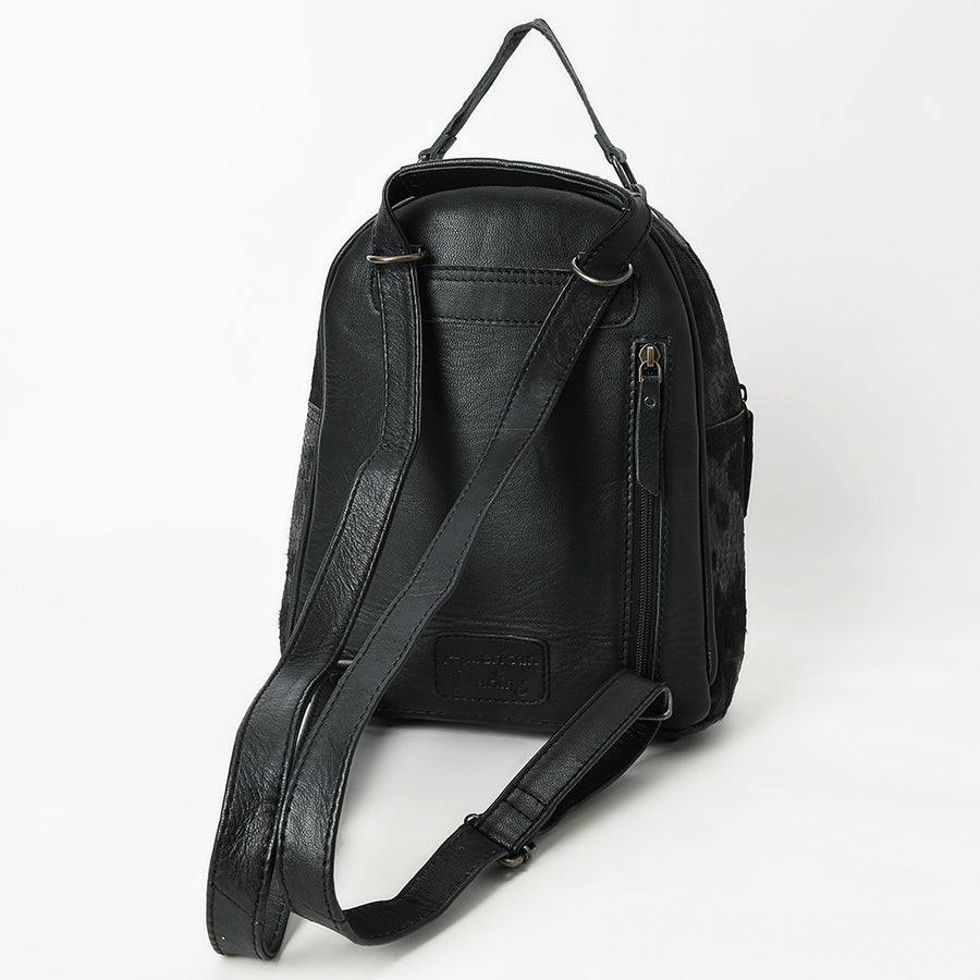 American Darling Western Backpack Bag Handcrafted from Crocodile Embossed Genuine Leather | Buckstitch Detail & YKK Zipper
