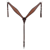 COMFYTACK Western Horse Headstall Breast Collar Set American Leather Tan