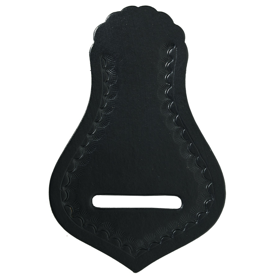 Hilason Western Horse Saddle Repair cinch Genuine Leather Girth Holder black - Uhorse
