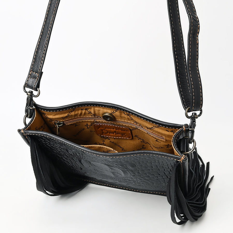 American Darling Small Crossbody crocodile leather Full Grain Genuine Western Women Bag Handbag Purse | for Cute