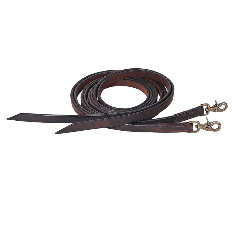 HILASON Western Genuine Leather Horse Split Reins | Riding-Reins | Reining-Reins - Uhorse