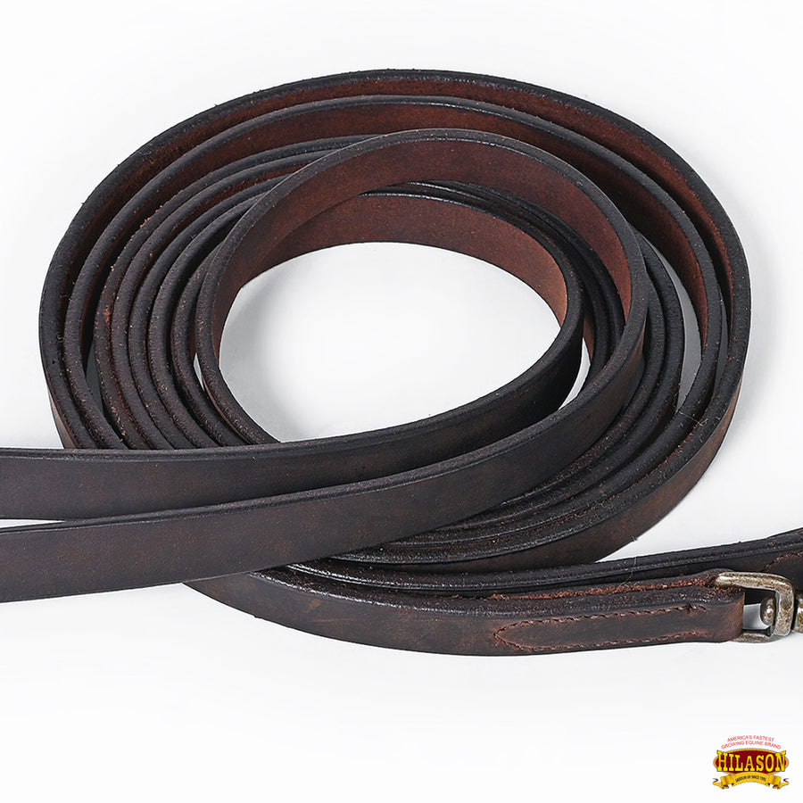 HILASON Western Genuine Leather Horse Split Reins | Riding-Reins Reining-Reins Heavy-Duty-Rein