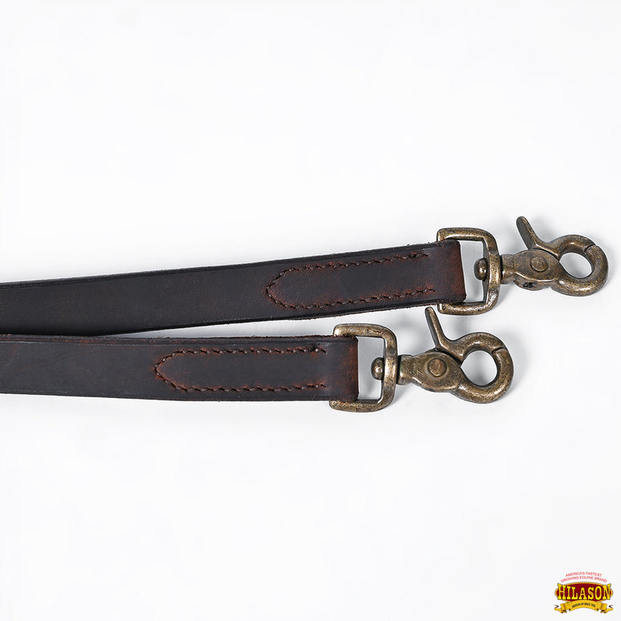 HILASON Western Genuine Leather Horse Split Reins | Riding-Reins Reining-Reins Heavy-Duty-Rein