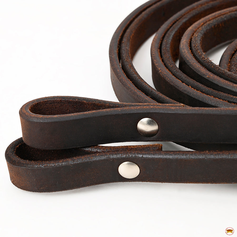 HILASON Western Genuine Leather Horse Split Reins | Riding-Reins Reining-Reins Heavy-Duty-Rein