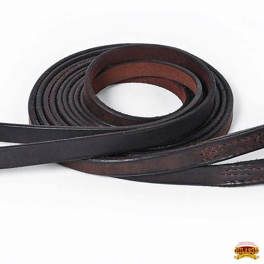 HILASON Western Genuine Leather Horse Split Reins | Riding-Reins Reining-Reins Heavy-Duty-Rein