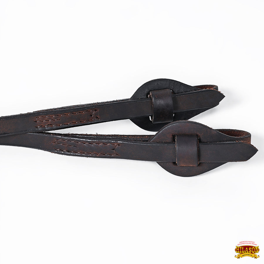 HILASON Western Genuine Leather Horse Split Reins | Riding-Reins Reining-Reins Heavy-Duty-Rein
