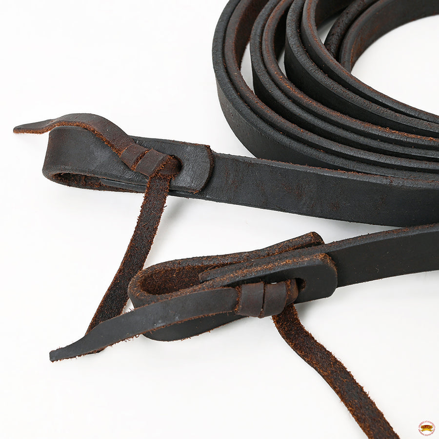 HILASON Western Genuine Leather Horse Split Reins | Riding-Reins Reining-Reins Heavy-Duty-Rein