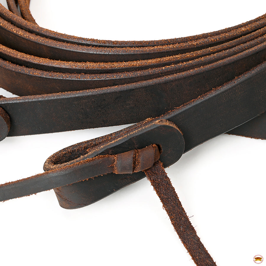 HILASON Western Genuine Leather Horse Split Reins | Riding-Reins Reining-Reins Heavy-Duty-Rein