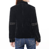 American Darling ADDR015 Velvet Women shirt dress Tunic Ladies girl Top Black