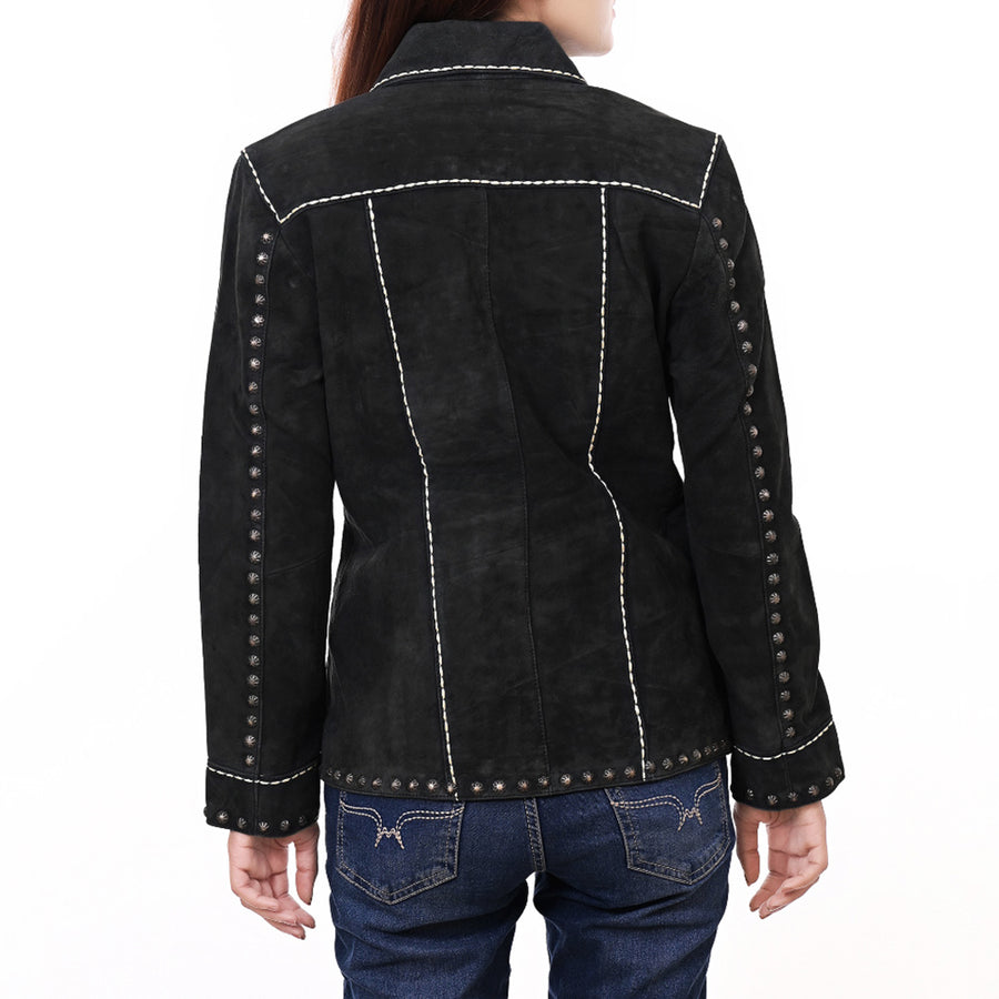 American Darling Genuine Vintage leather Women Blazer dress Shirt jacket ladies Girl| | for