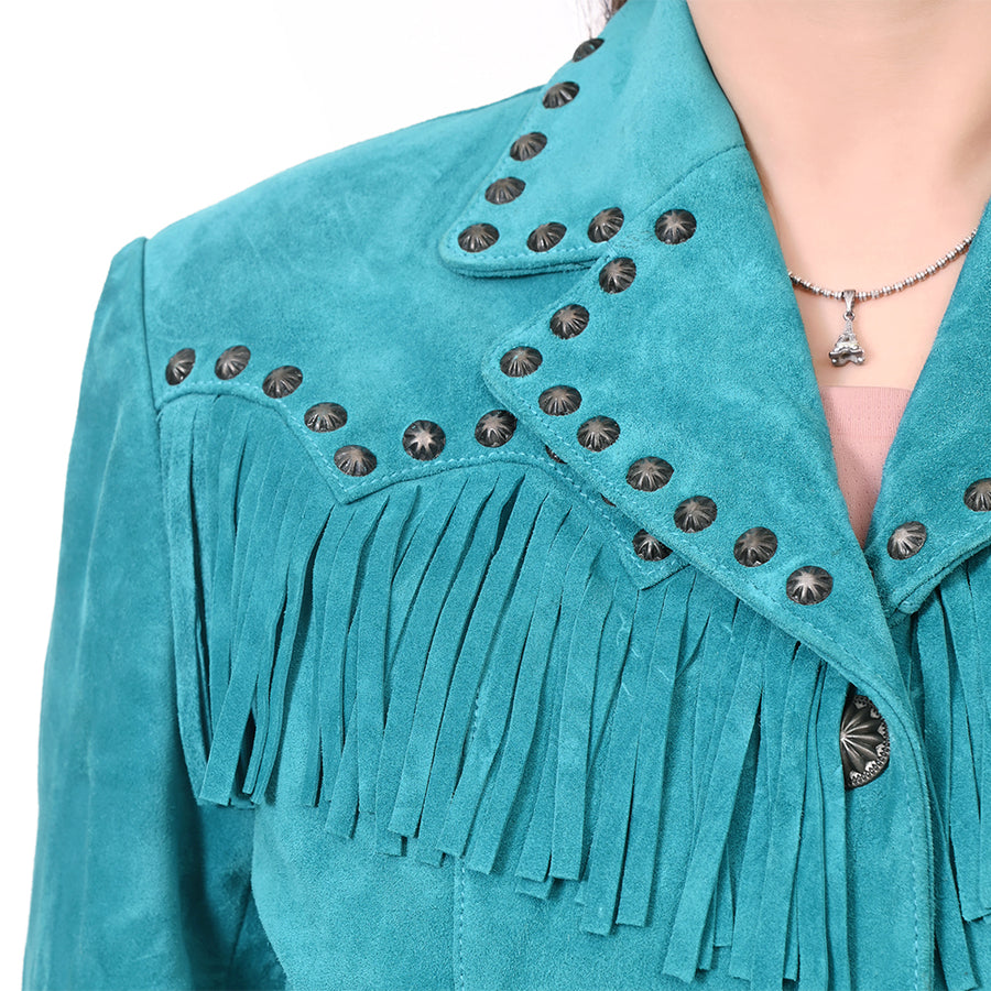 American Darling Genuine Vintage leather Women Blazer dress Shirt jacket ladies Girl| | for