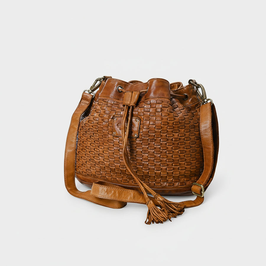 SWL105 Bucket Genuine Leather women bag western by Hilason – Cowboy and equestrian accessories