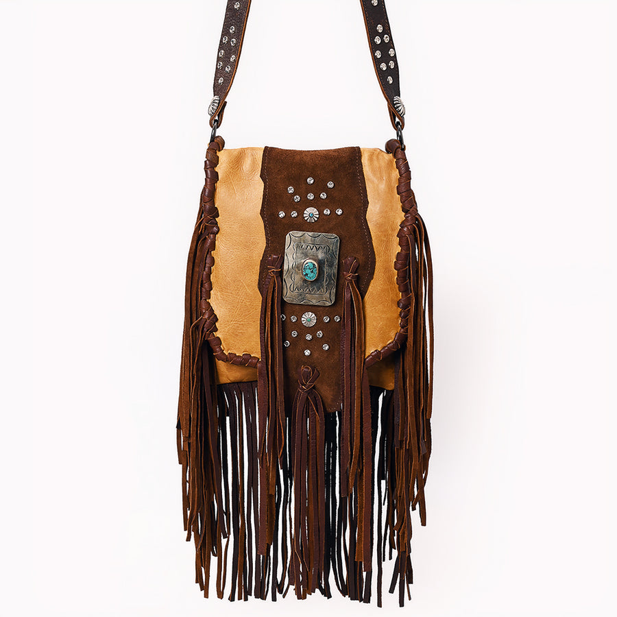 American Darling Messenger Genuine Leather Women Bag Western Handbag Purse | for Cute