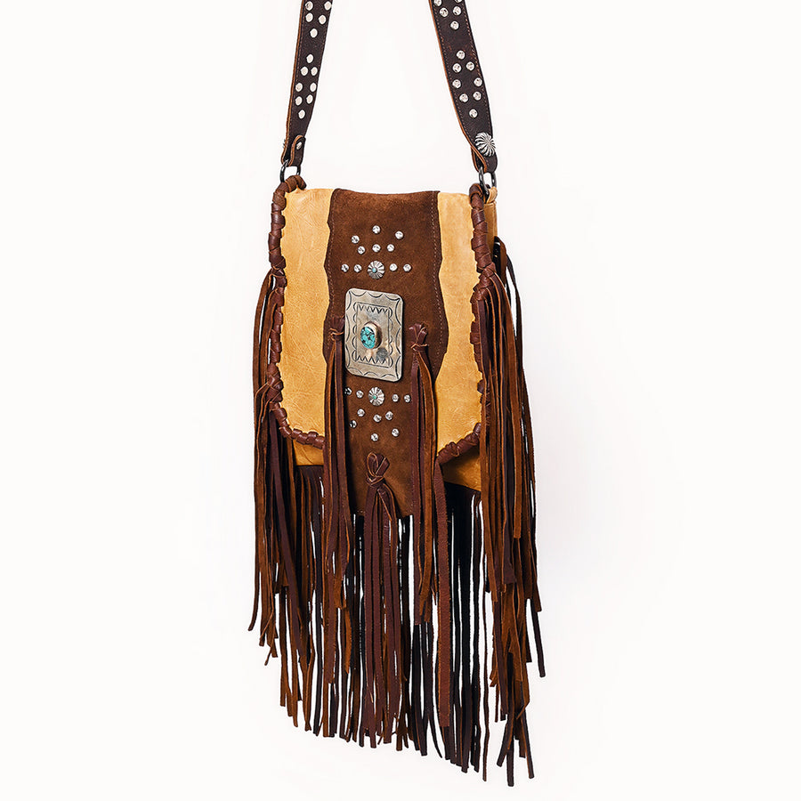 American Darling Messenger Genuine Leather Women Bag Western Handbag Purse | for Cute - Uhorse