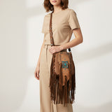 American Darling Messenger Genuine Leather Women Bag Western Handbag Purse | for Cute