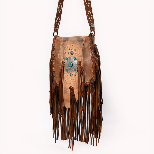 American Darling Messenger Genuine Leather Women Bag Western Handbag Purse | for Cute - Uhorse