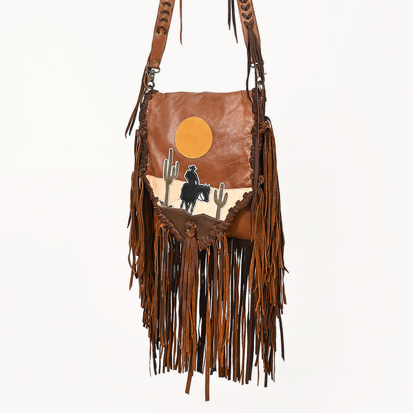 American Darling Messenger Genuine Leather Women Bag Western Handbag Purse | for Cute - Uhorse