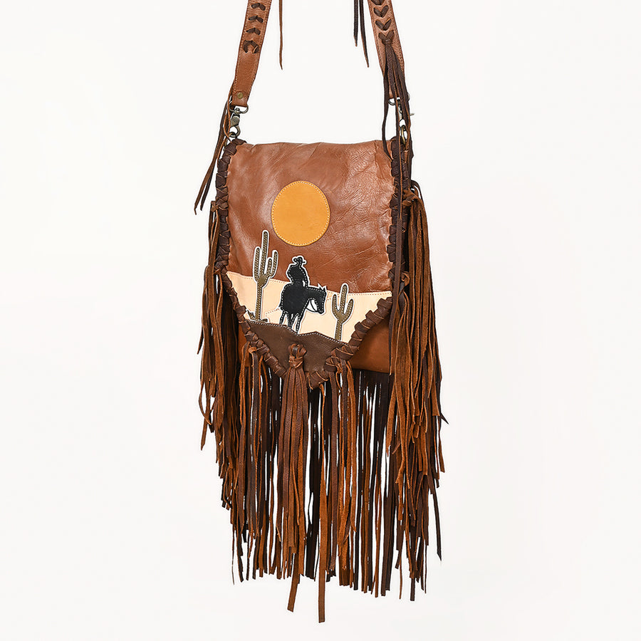 American Darling Messenger Genuine Leather Women Bag Western Handbag Purse | for Cute - Uhorse