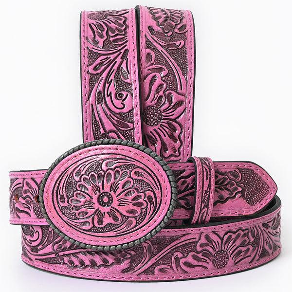 American Darling Beautifully hand tooled Genuine American Leather Belt Men and Women - Uhorse