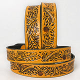 American Darling Belt Beautifully Hand Tooled Leather Unisex | Western Handcrafted