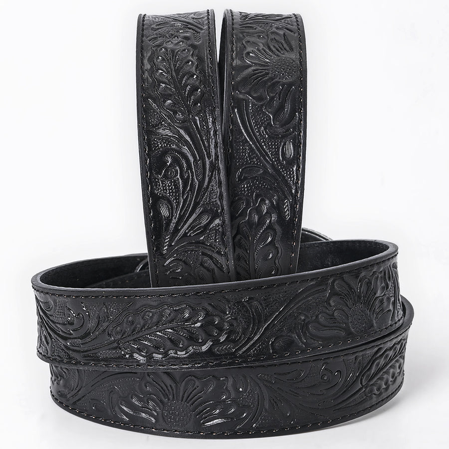 American Darling Belt Beautifully Hand Tooled Leather Unisex | Western Handcrafted