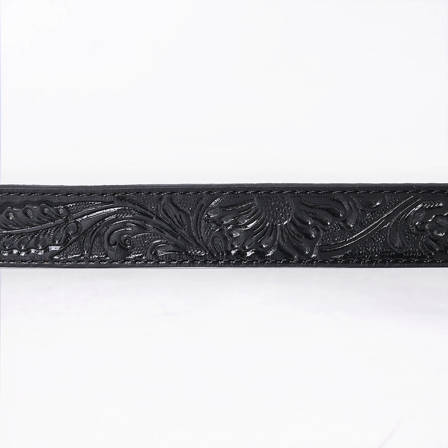 American Darling Belt Beautifully Hand Tooled Leather Unisex | Western Handcrafted